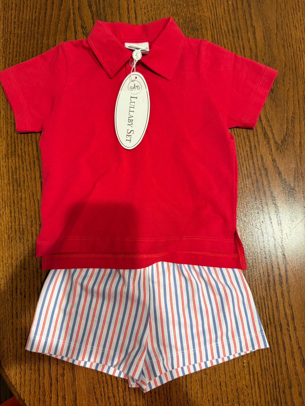 NWT Lullaby Set red and blue